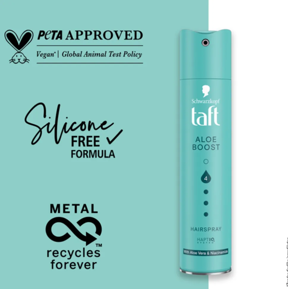 Taft Hairspray Aloe Boost 250 ml
