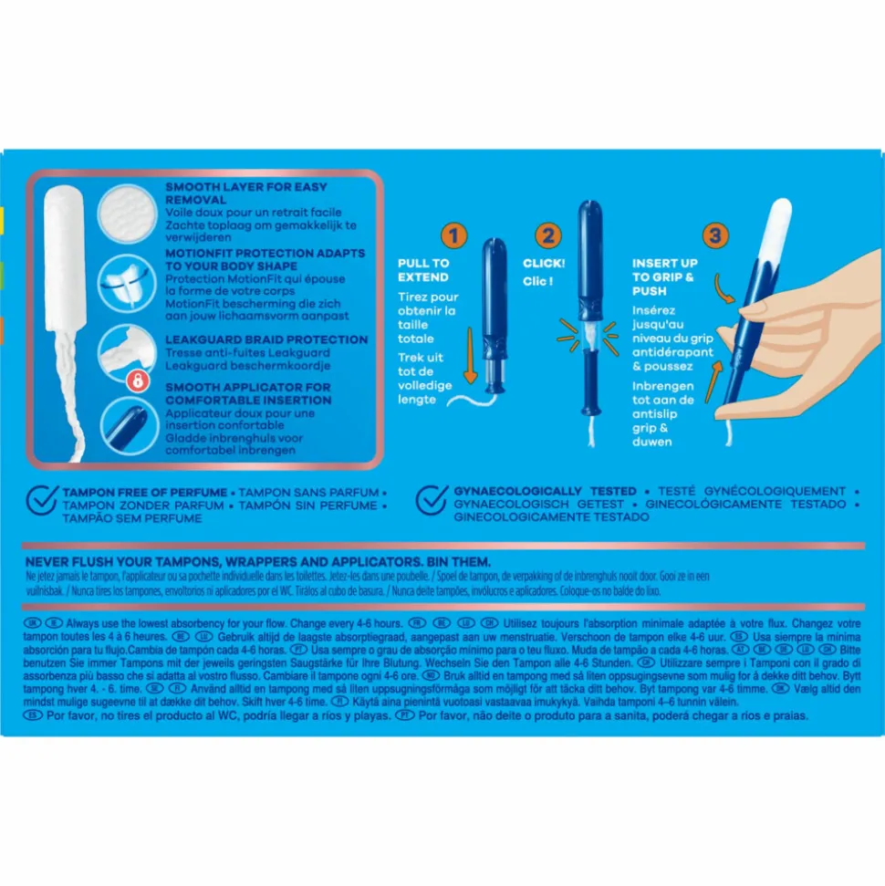 Tampax Pearl Compak Super Plus Tampons met Inbrenghuls 36 stuks