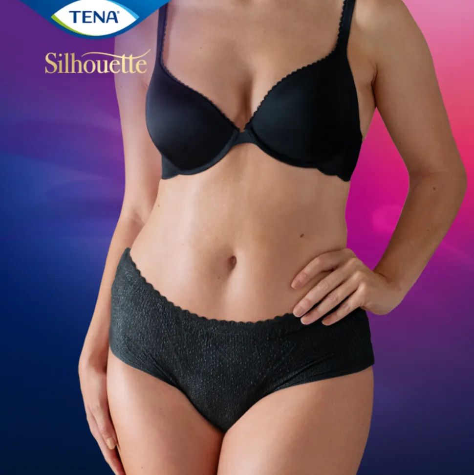 TENA Silhouette Underwear Low Waist Blanc Plus L 10 stuks