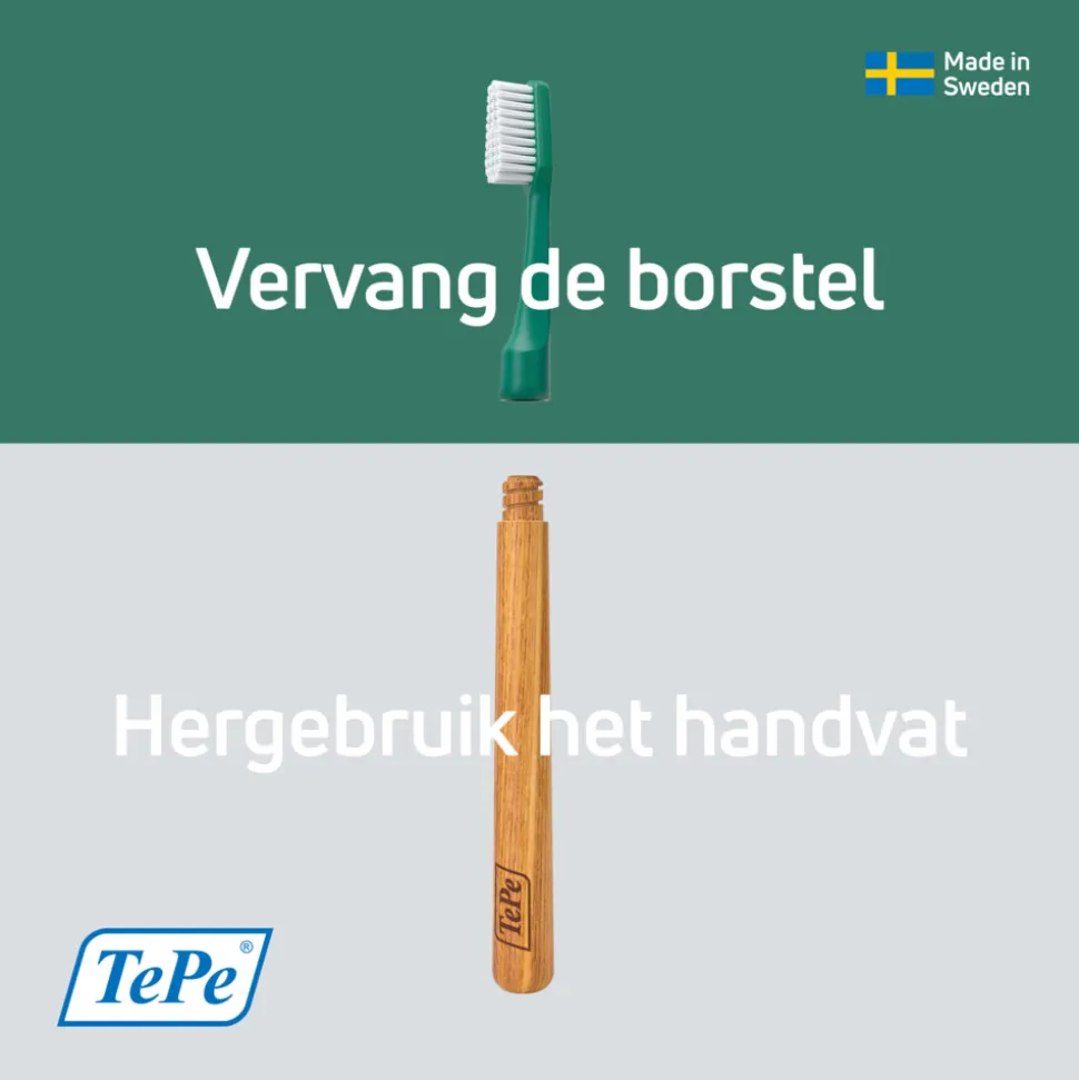 TePe Choice™ Soft Tandenborstel Groen 3 stuks