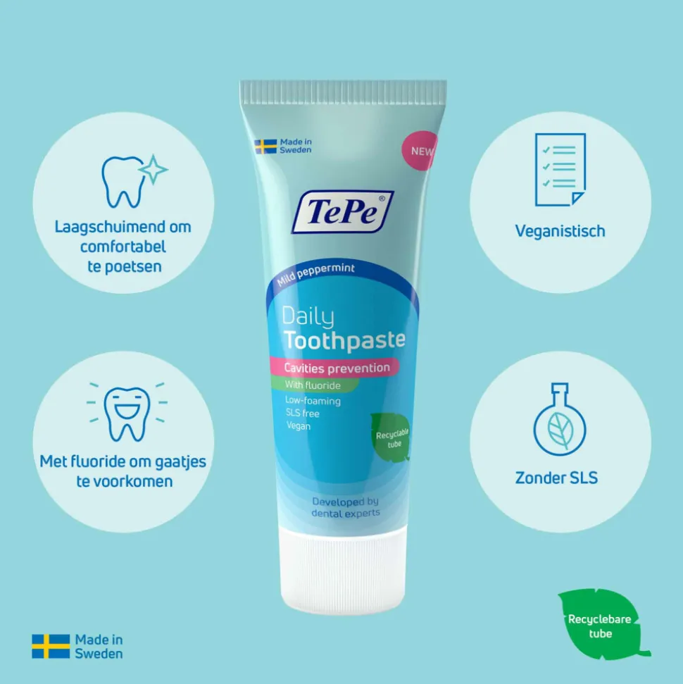 TePe Daily Tandpasta 75 ml