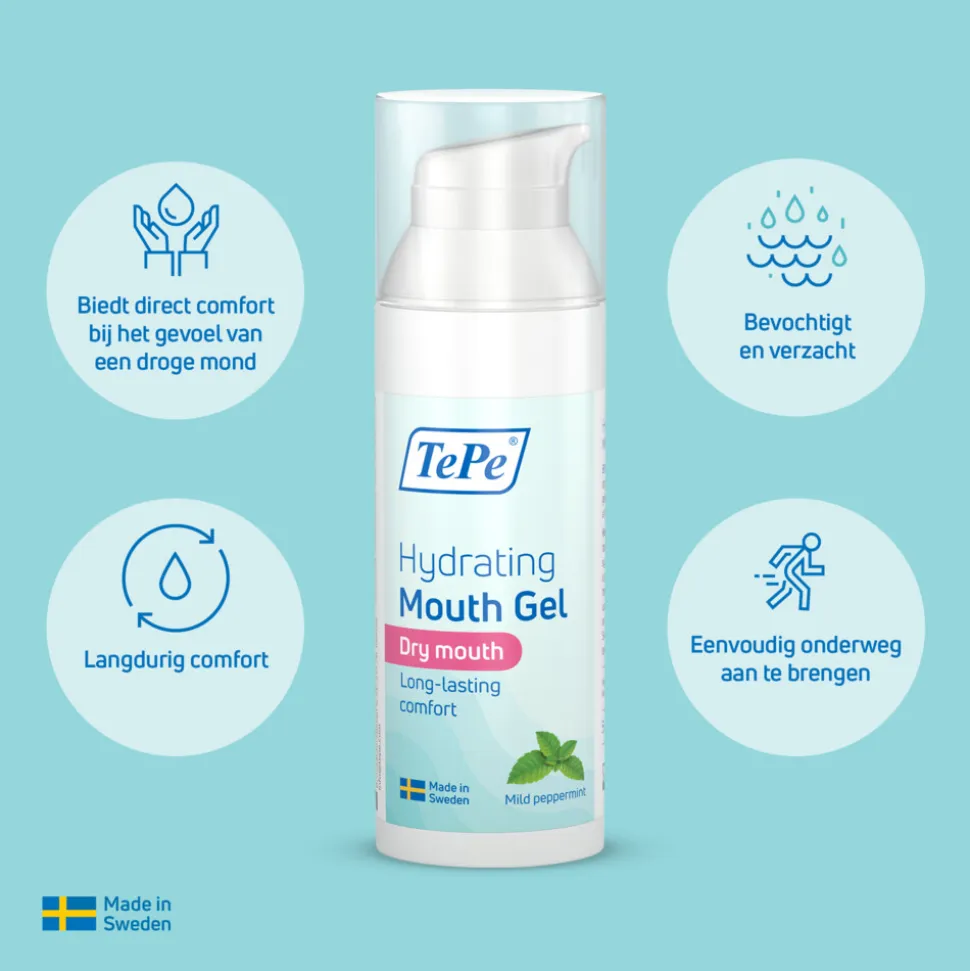 TePe Hydraterende Mondgel Mild Apple Peppermint 50 ml
