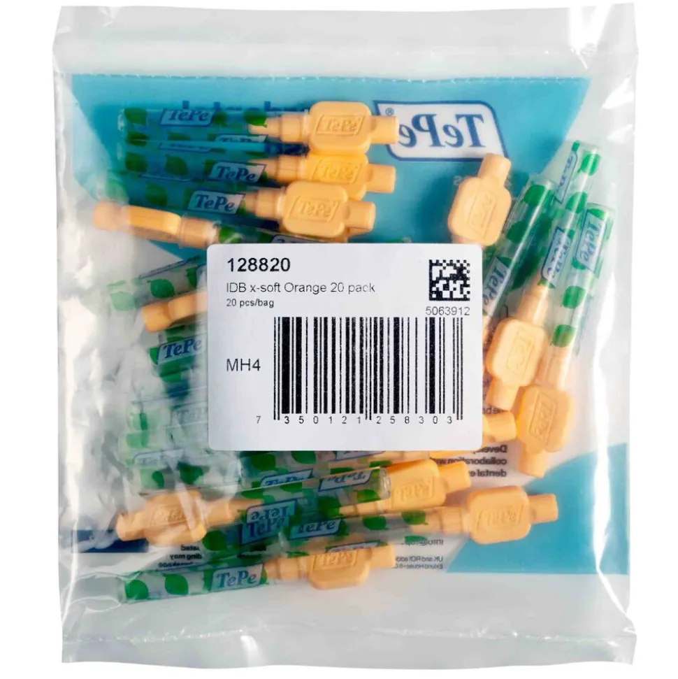 TePe Interdentale Ragers Extra Soft 0,45 mm Maat 1 Lichtoranje 20 stuks