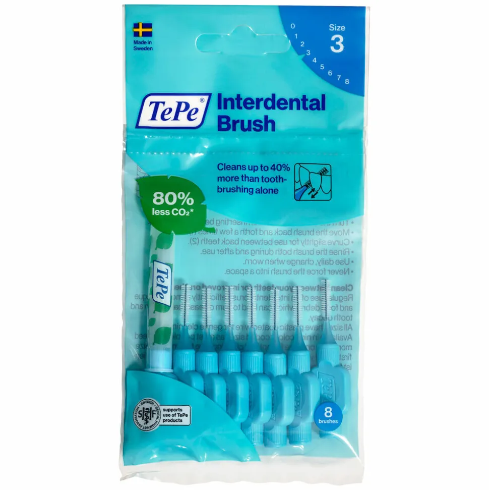TePe Interdentale Ragers Original 0,6 mm Blauw 8 stuks