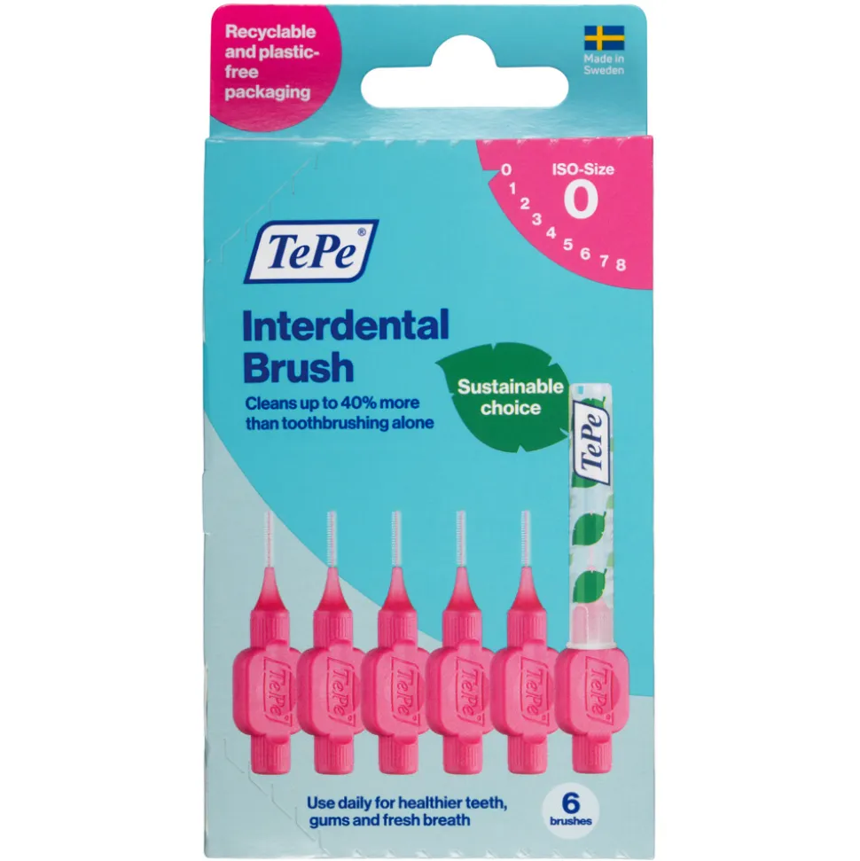 TePe Interdentale Ragers Original 0,4 mm Roze 6 stuks