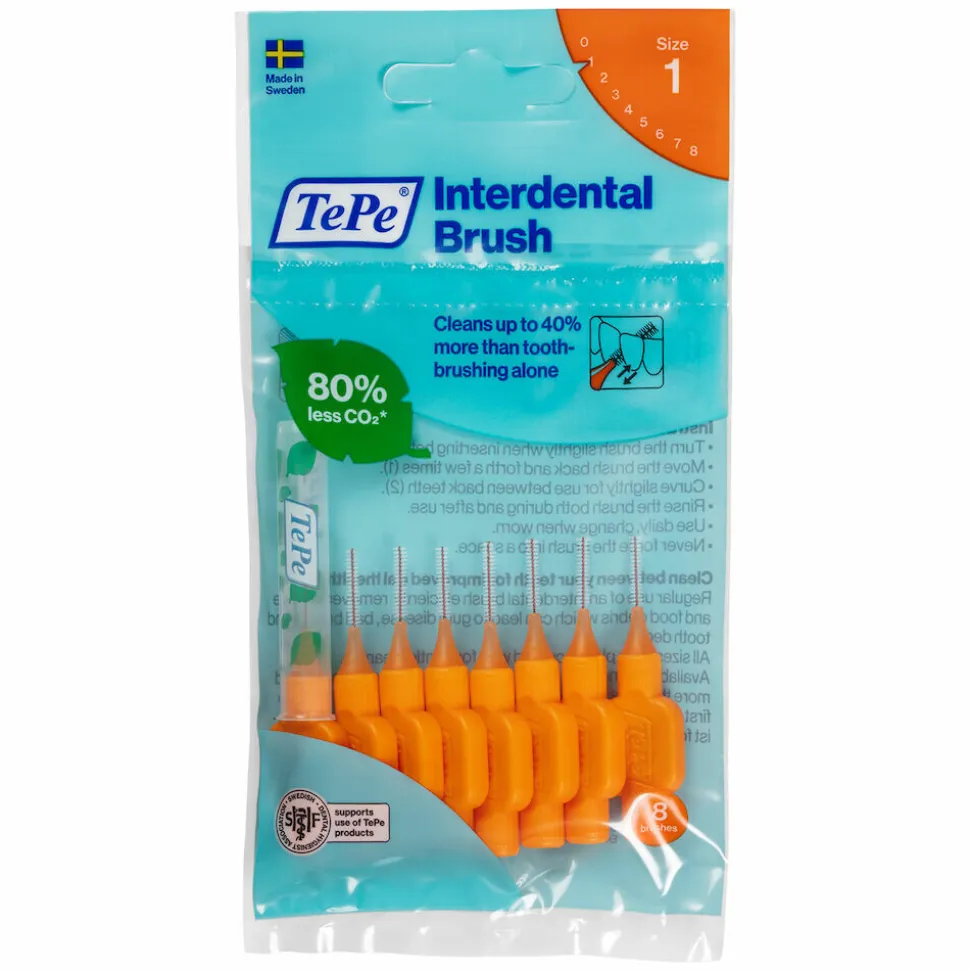 TePe Interdentale Ragers Original 0,45 mm Oranje 8 stuks