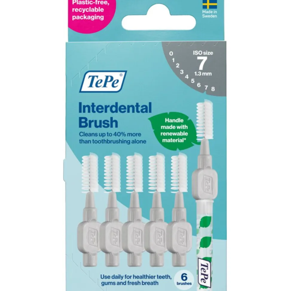TePe Interdentale Ragers Original 1,3 mm Grijs 6 stuks