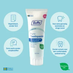 TePe Pure Tandpasta Unflavoured 75 ml