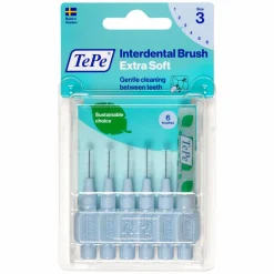 TePe Ragers Extra Zacht 0,6 mm Lichtblauw 6 stuks