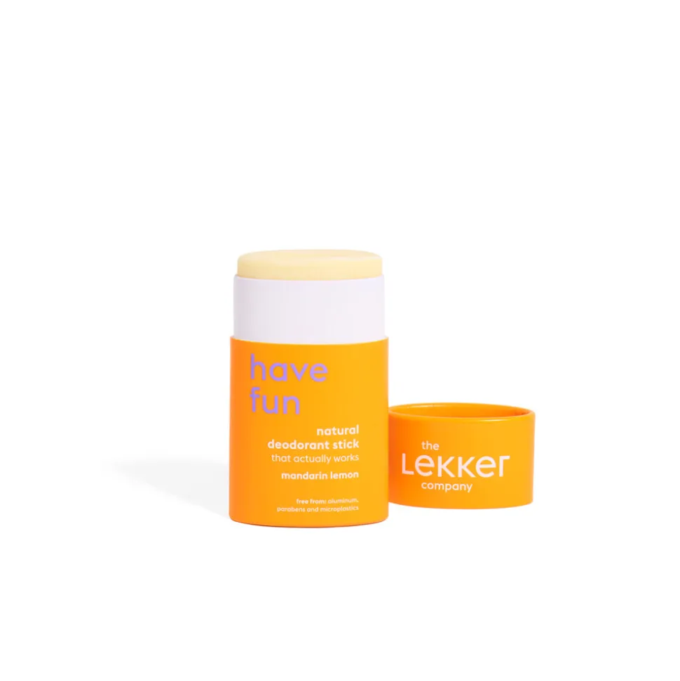 The Lekker Company Deodorant Stick Have Fun Mandarijn & Citroen 40 gr