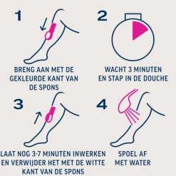 Veet In Shower Ontharingscrème Gevoelige Huid 150 ml