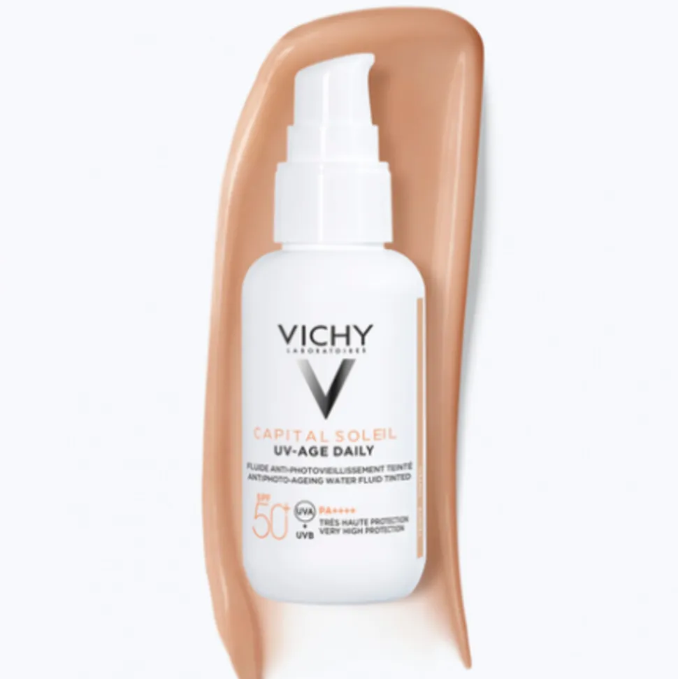 Vichy Capital Soleil UV-Age Dagelijkse SPF 50+ Getint 40 ml