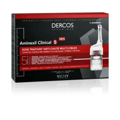 Vichy Dercos Aminexil Clinical 5 Man Anti-Haaruitval Ampullen 21 stuks