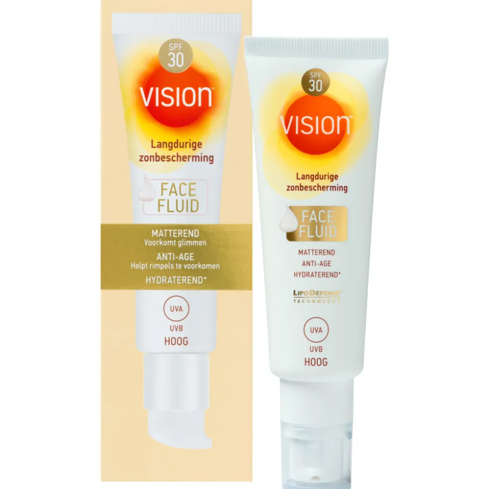Vision Zonnebrand Face Fluid SPF 30 50 ml