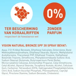 Vision Zonnebrand Natural Bronze SPF 30 185 ml