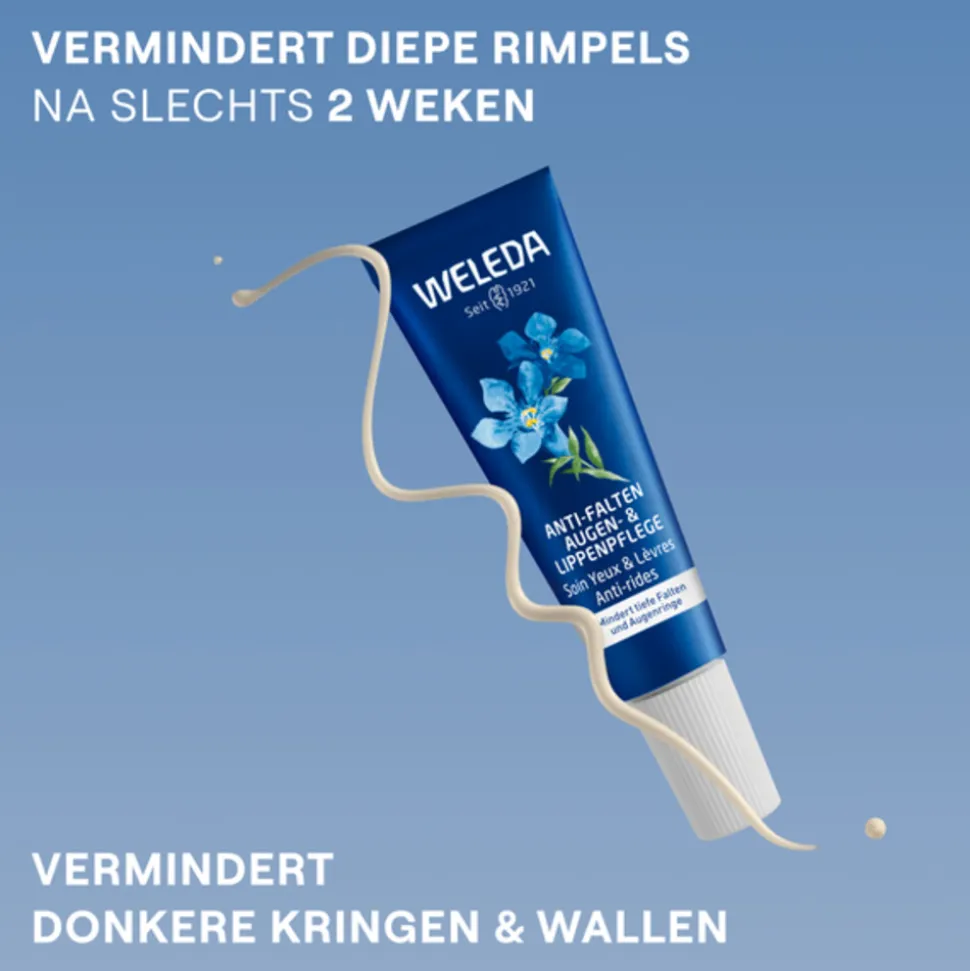 WELEDA Blauwe Gentiaan & Edelweiss Oog- en Lipcontourcrème 10 ml