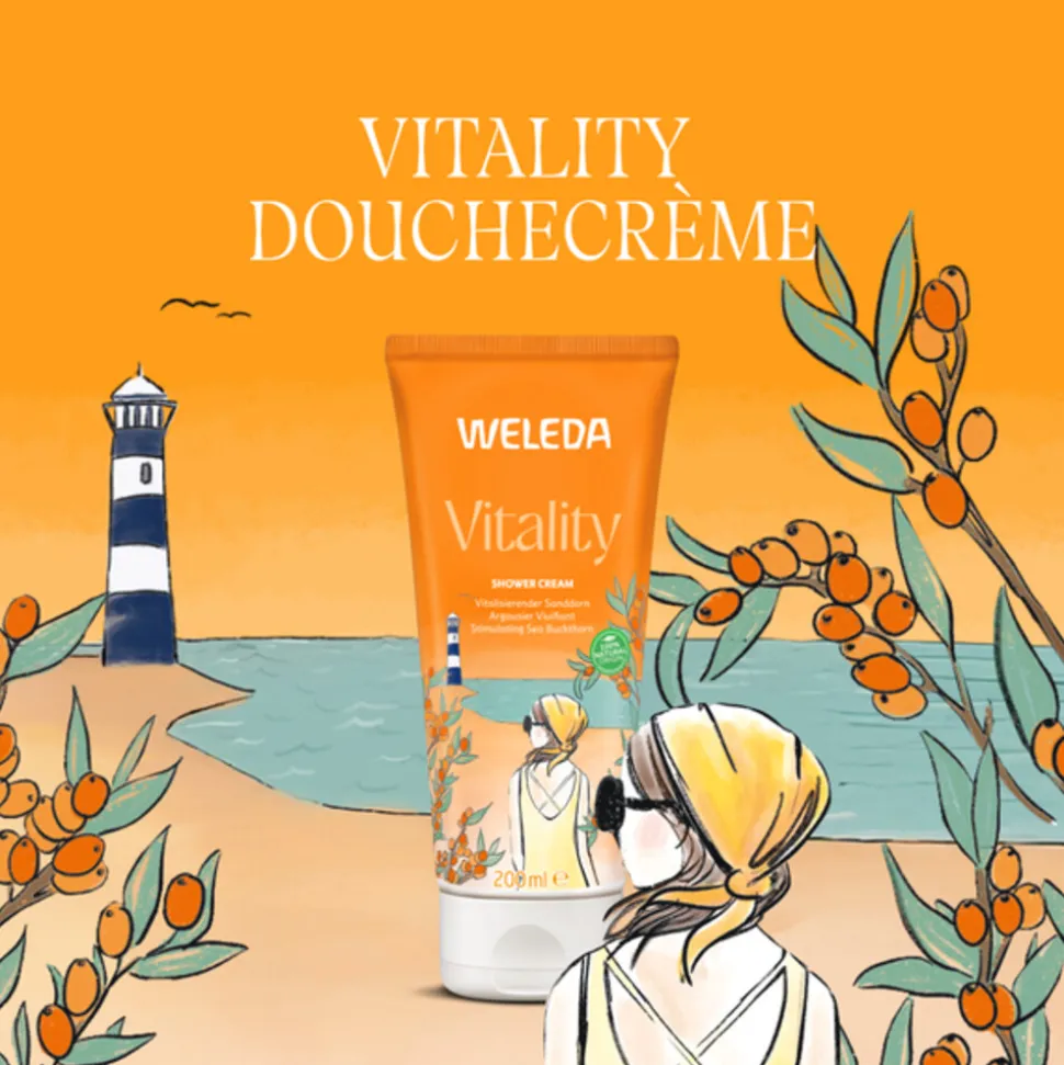 WELEDA Duindoorn Vitality Douchecrème 200 ml