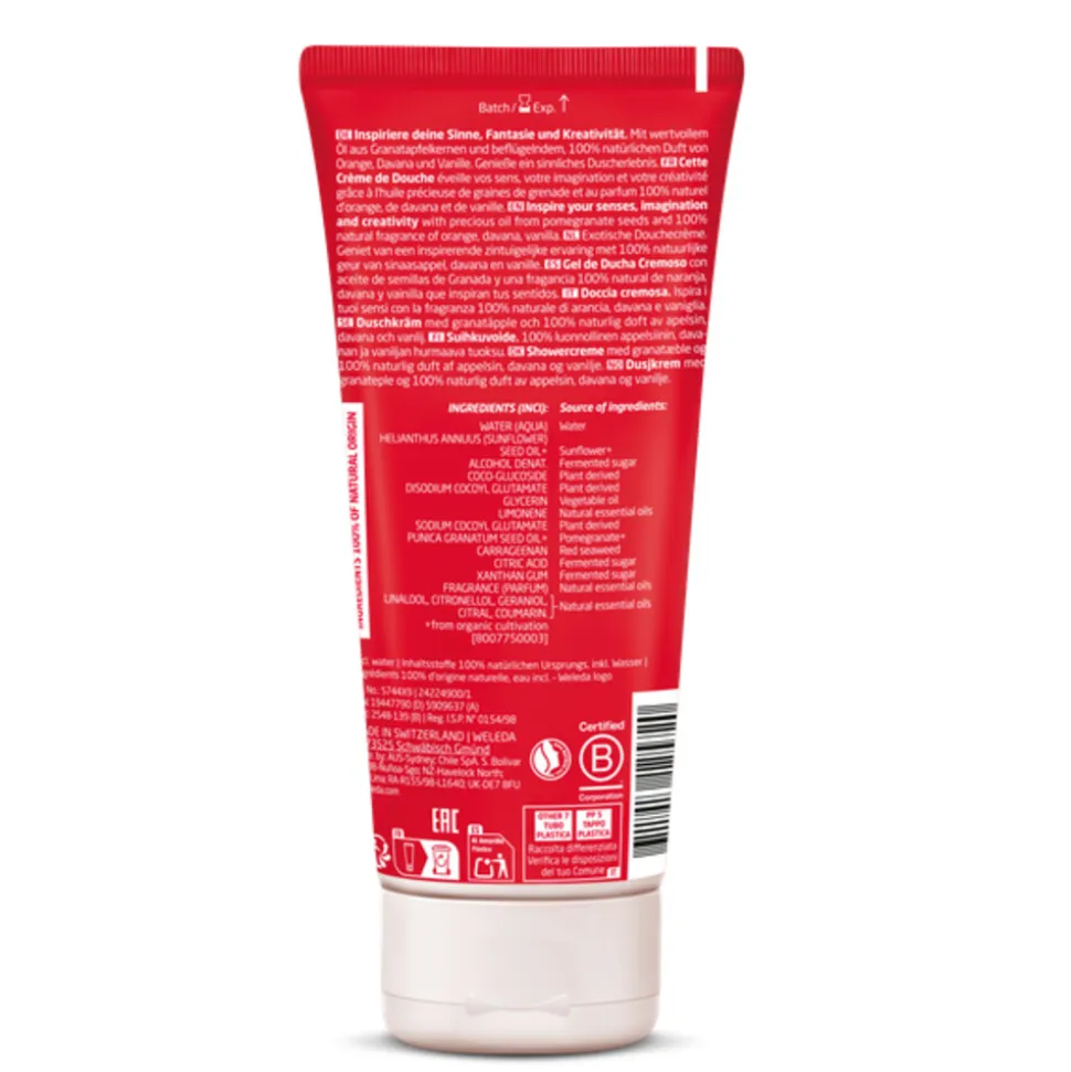 WELEDA Granaatappel Inspire Douchecrème 200 ml