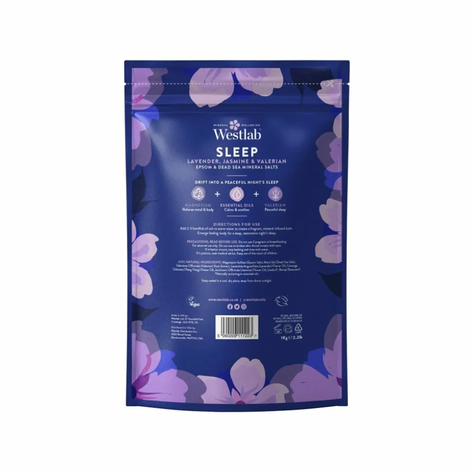 Westlab 100% Natuurlijk Badzout Sleep 1000 gr