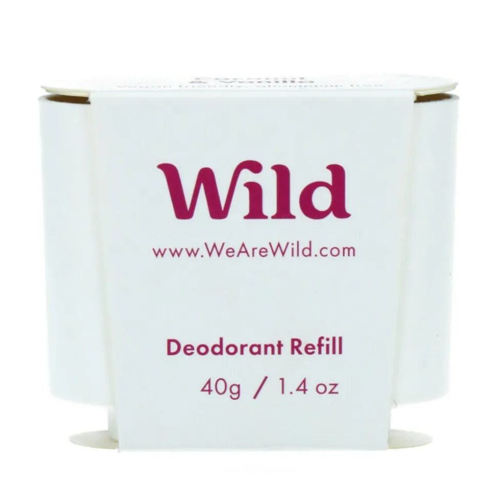 Wild Deodorant Navulverpakking Natural Coconut & Vanilla 40 gr