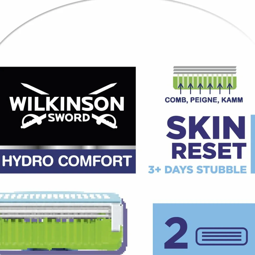 Wilkinson Hydro Comfort Navulmesjes Skin Reset 2 stuks