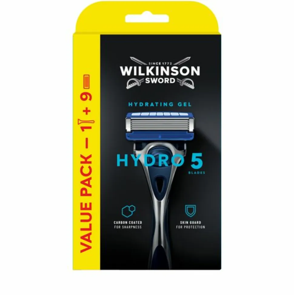 Wilkinson Hydro 5 Skin Protection Scheermes XXL Voordeelverpakking 9 stuks