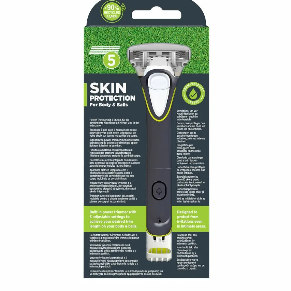 Wilkinson Hydro Trim & Shave Body & Balls Scheermes en Trimmer 1 set