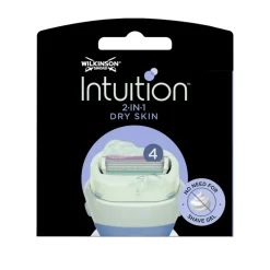 Wilkinson Intuition 2 in 1 Navulmesjes Dry Skin 3 stuks