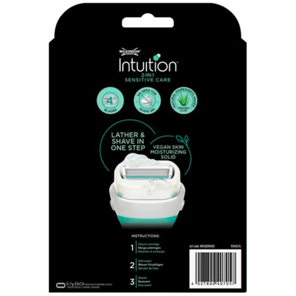 Wilkinson Intuition 2 in 1 Sensitive Care Scheermes XXL Voordeelverpakking 6 stuks
