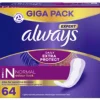 4x Always Extra Protect Inlegkruisjes Normal 64 stuks