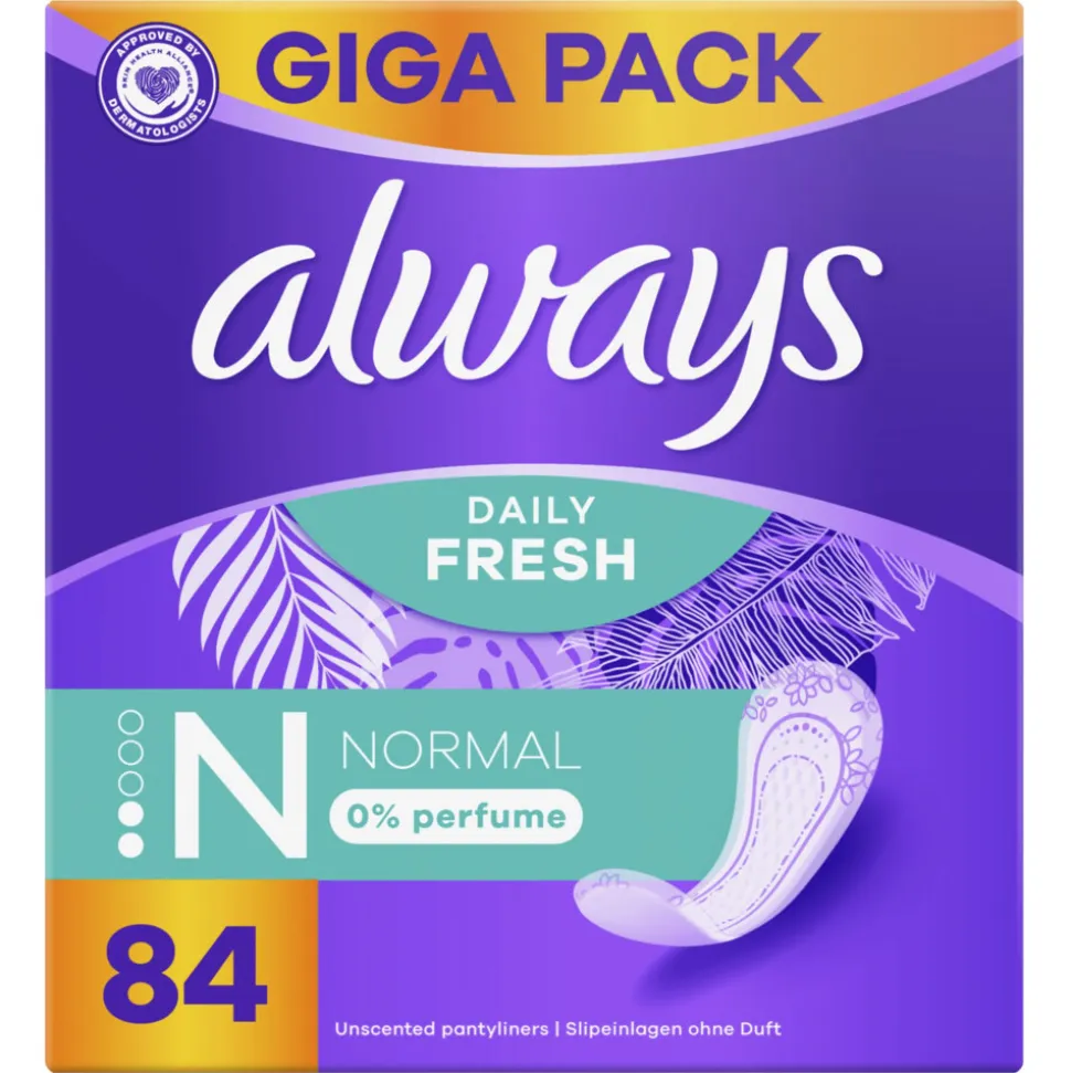 4x Always Inlegkruisjes Normal 84 stuks