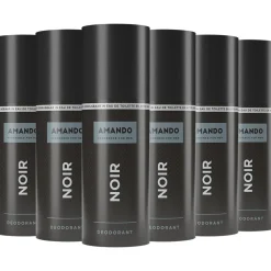 6x Amando Deodorant Spray Noir 150 ml
