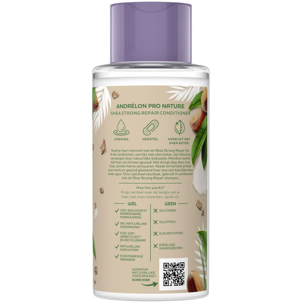 6x Andrélon Conditioner Shea Strong Repair 400 ml