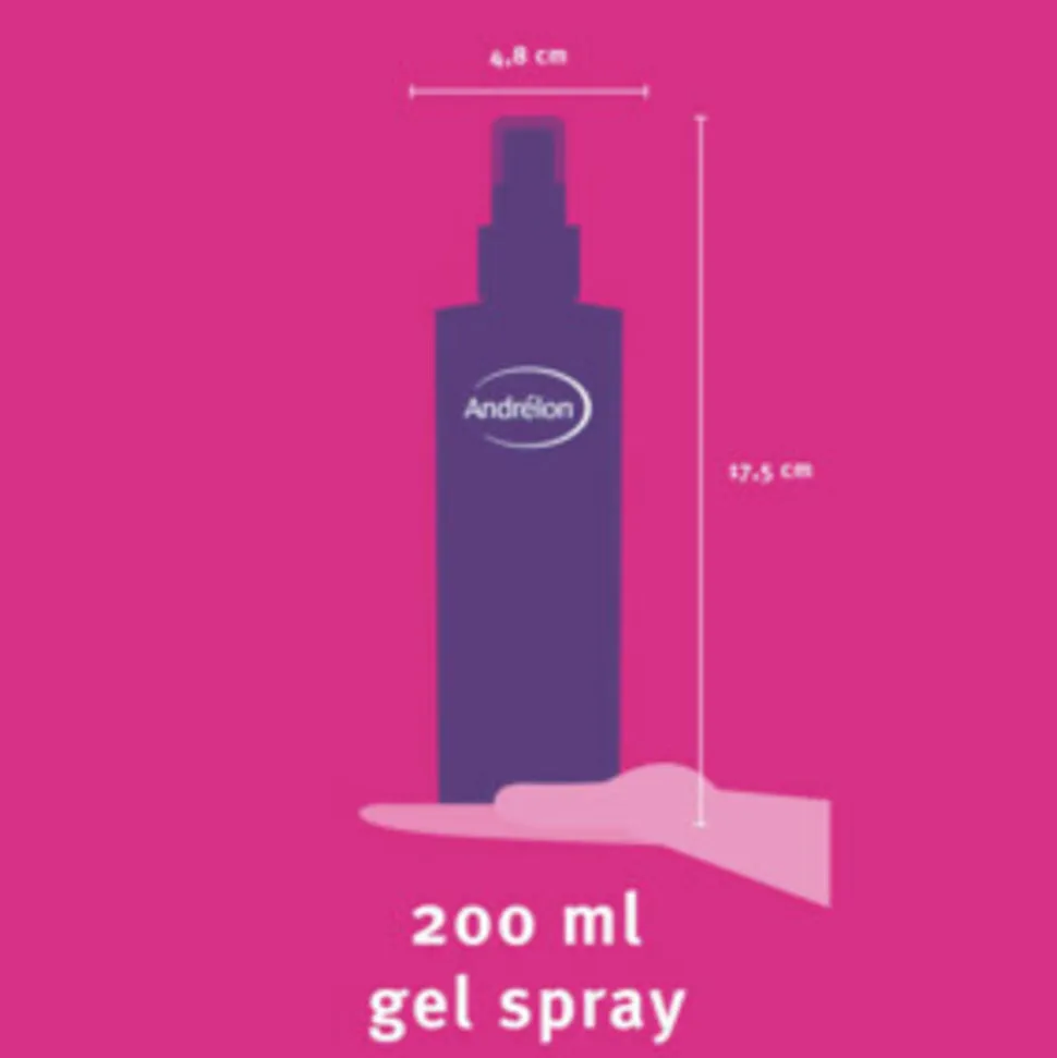 6x Andrélon Gel Spray Happy Curls 200 ml