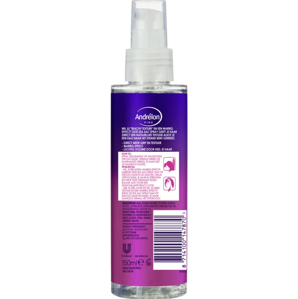 6x Andrélon Haarspray Beachy Texture 150 ml