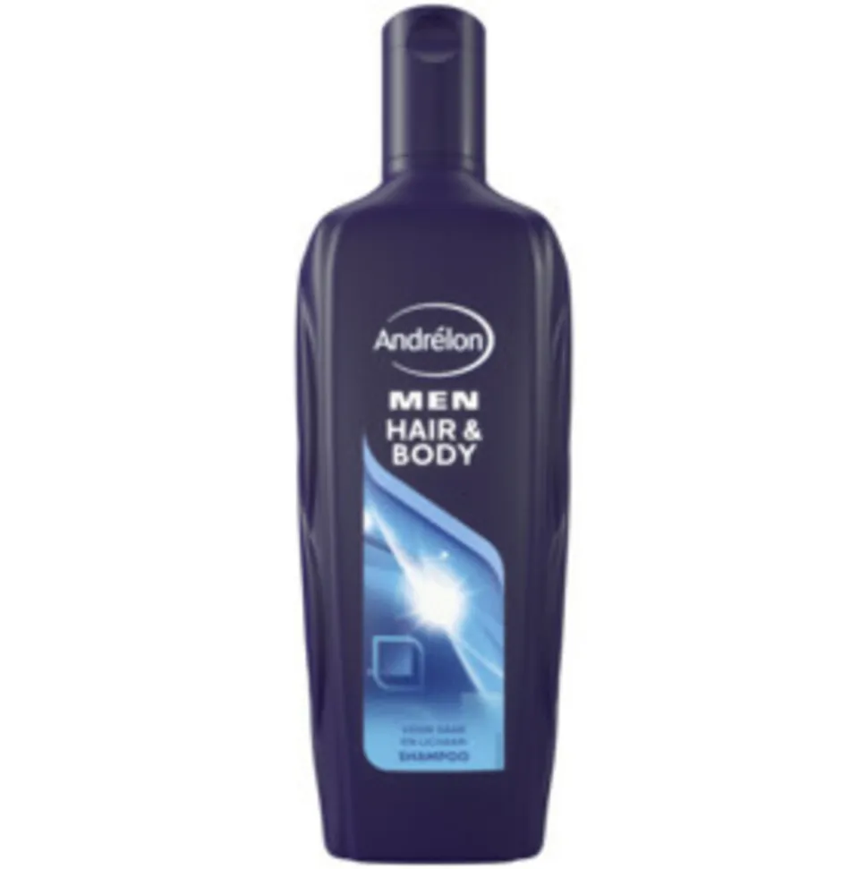 6x Andrélon Shampoo Hair & Body For Men 300 ml