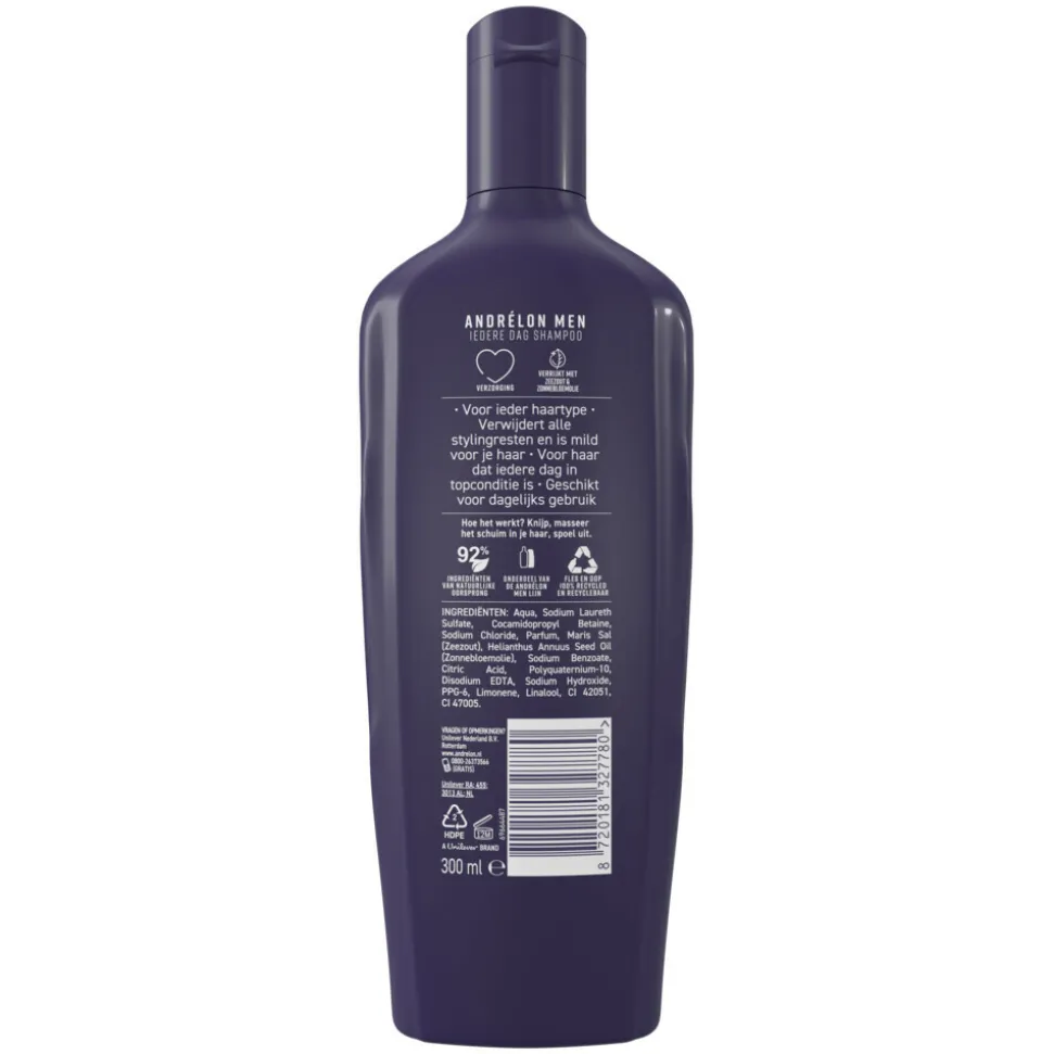 6x Andrélon Shampoo Iedere Dag For Men 300 ml