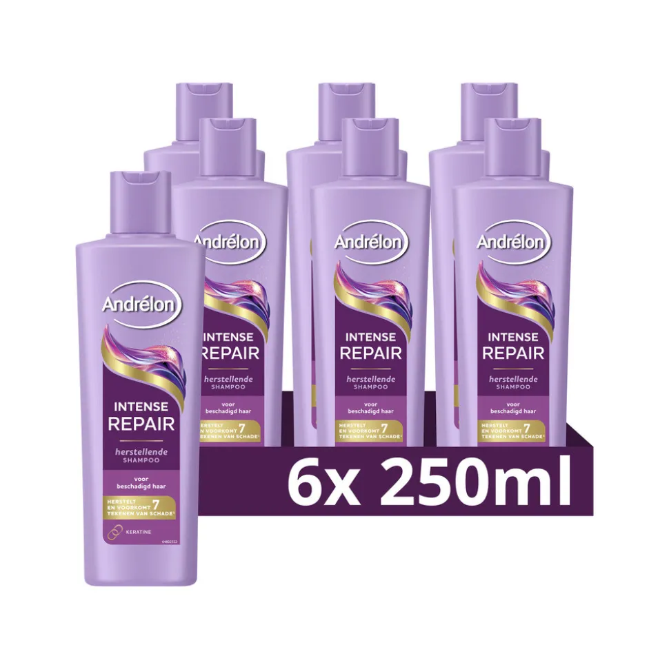 6x Andrélon Shampoo Intense Repair 250 ml
