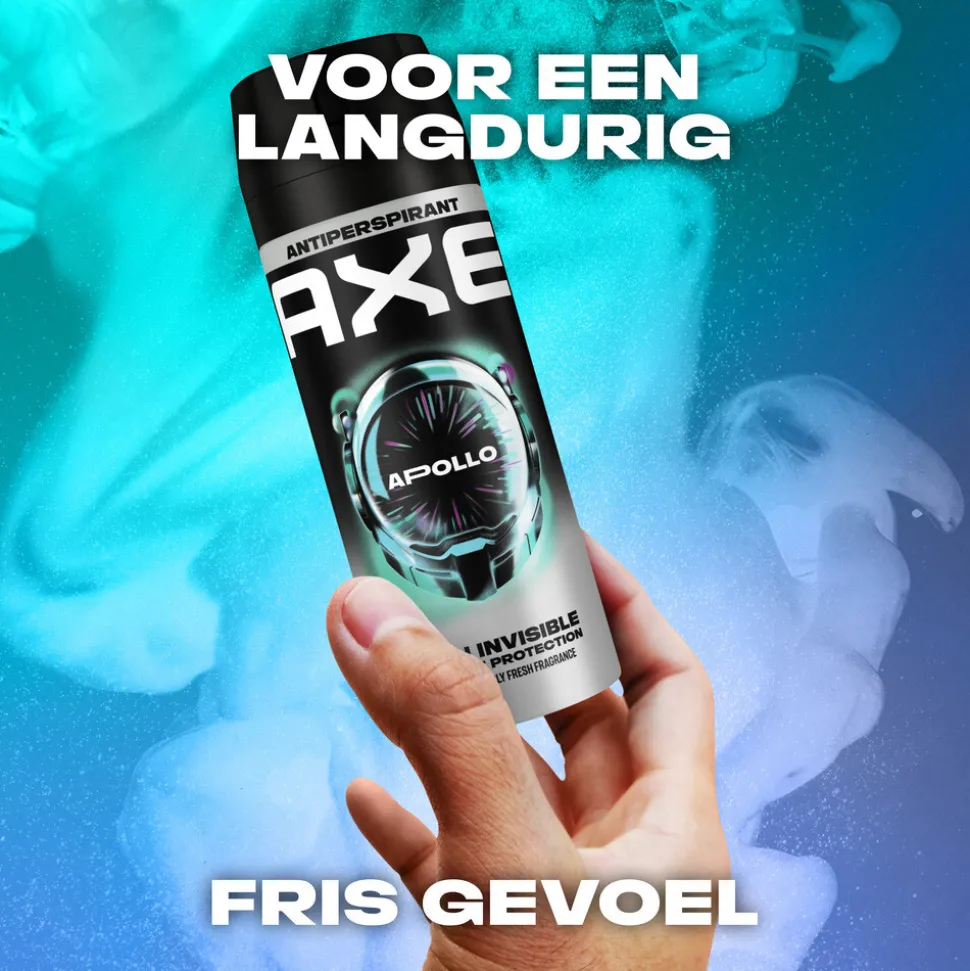 6x Axe Anti-Transpirant Spray Apollo 150 ml