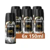 6x Axe Deodorant Bodyspray Black Vanilla 150 ml