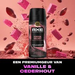 6x Axe Deodorant Bodyspray Cocoa Velvet 150 ml