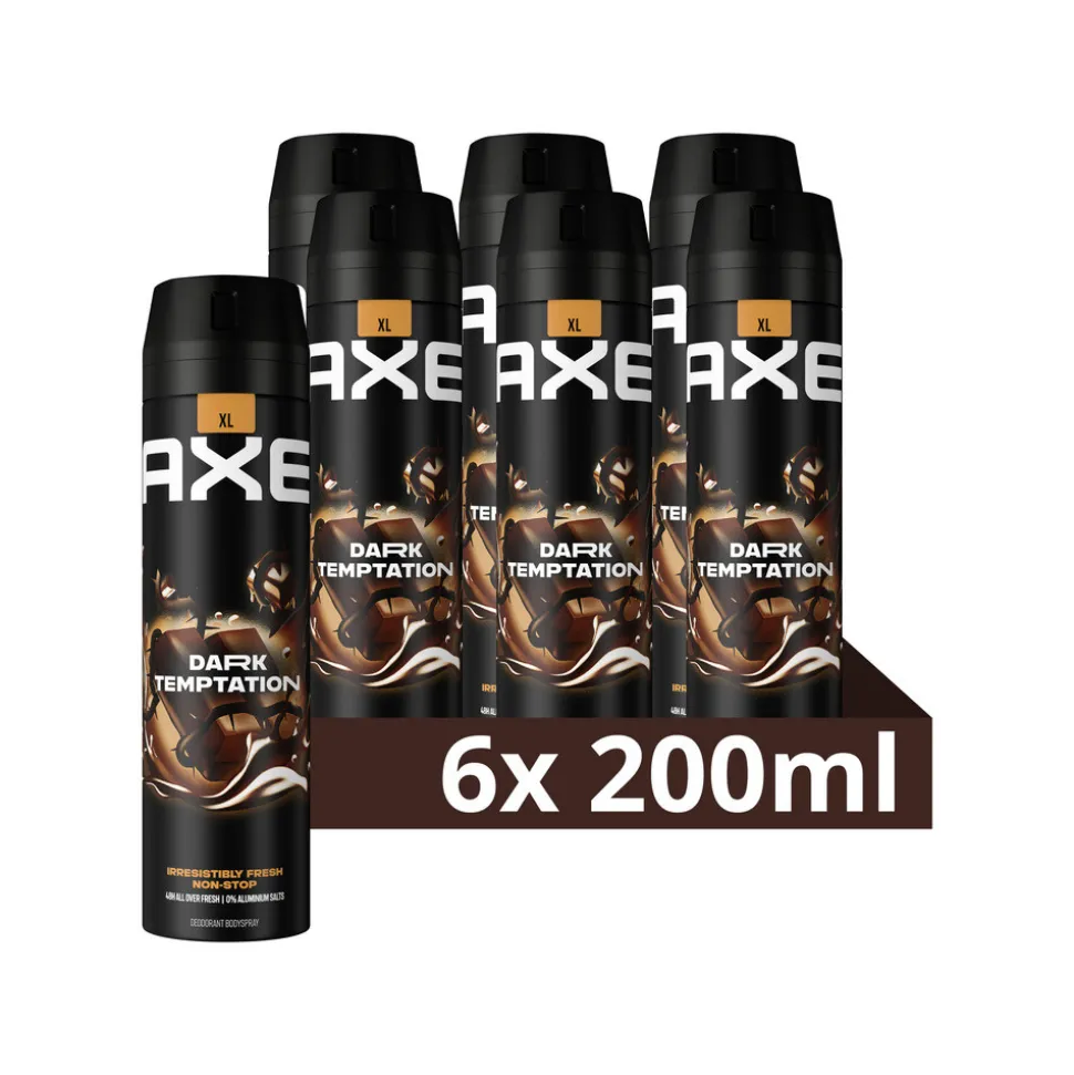 6x Axe Deodorant Bodyspray Dark Temptation 200 ml