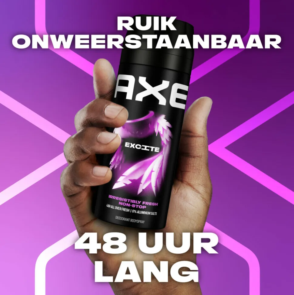 6x Axe Deodorant Bodyspray Excite 150 ml