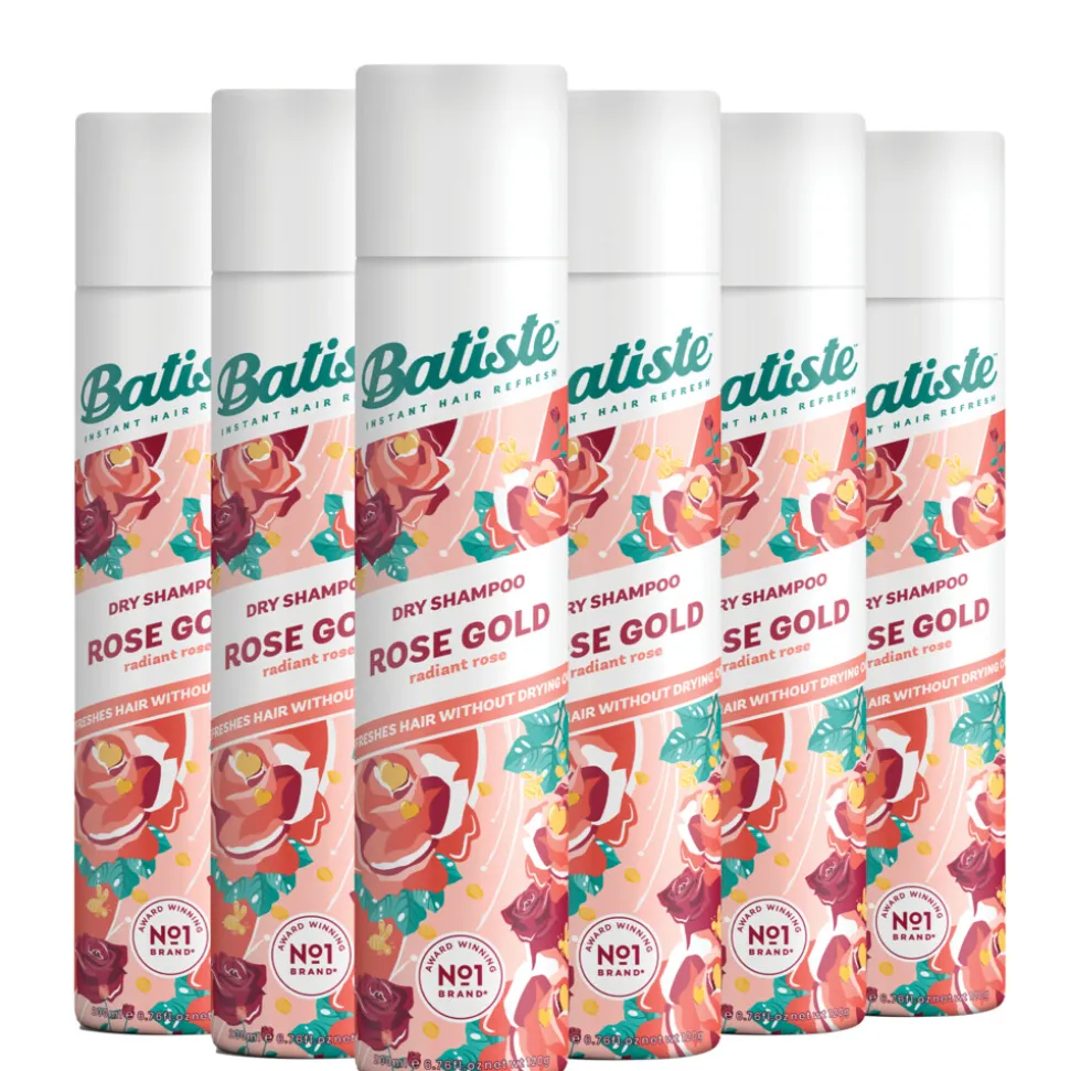 6x Batiste Droogshampoo Rose Gold 200 ml