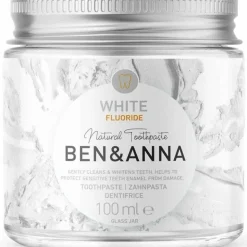 3x Ben & Anna Tandpasta met Fluoride Whitening 100 gr