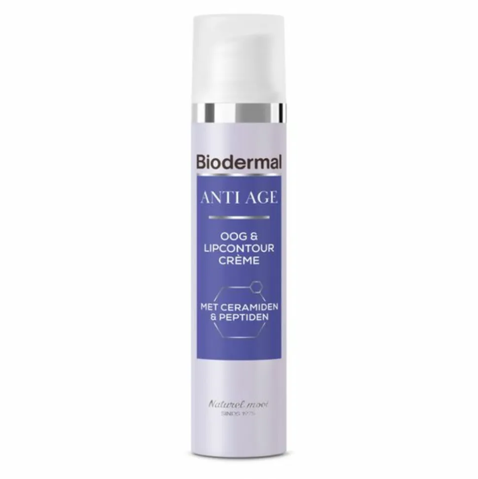 2x Biodermal Oog & Lip Contour crème Anti Age 15 ml