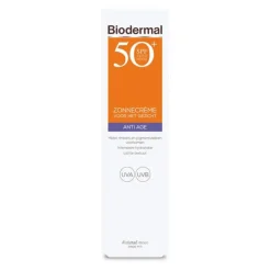 2x Biodermal Zonnecreme Gezicht Anti Age SPF 50+ 40 ml