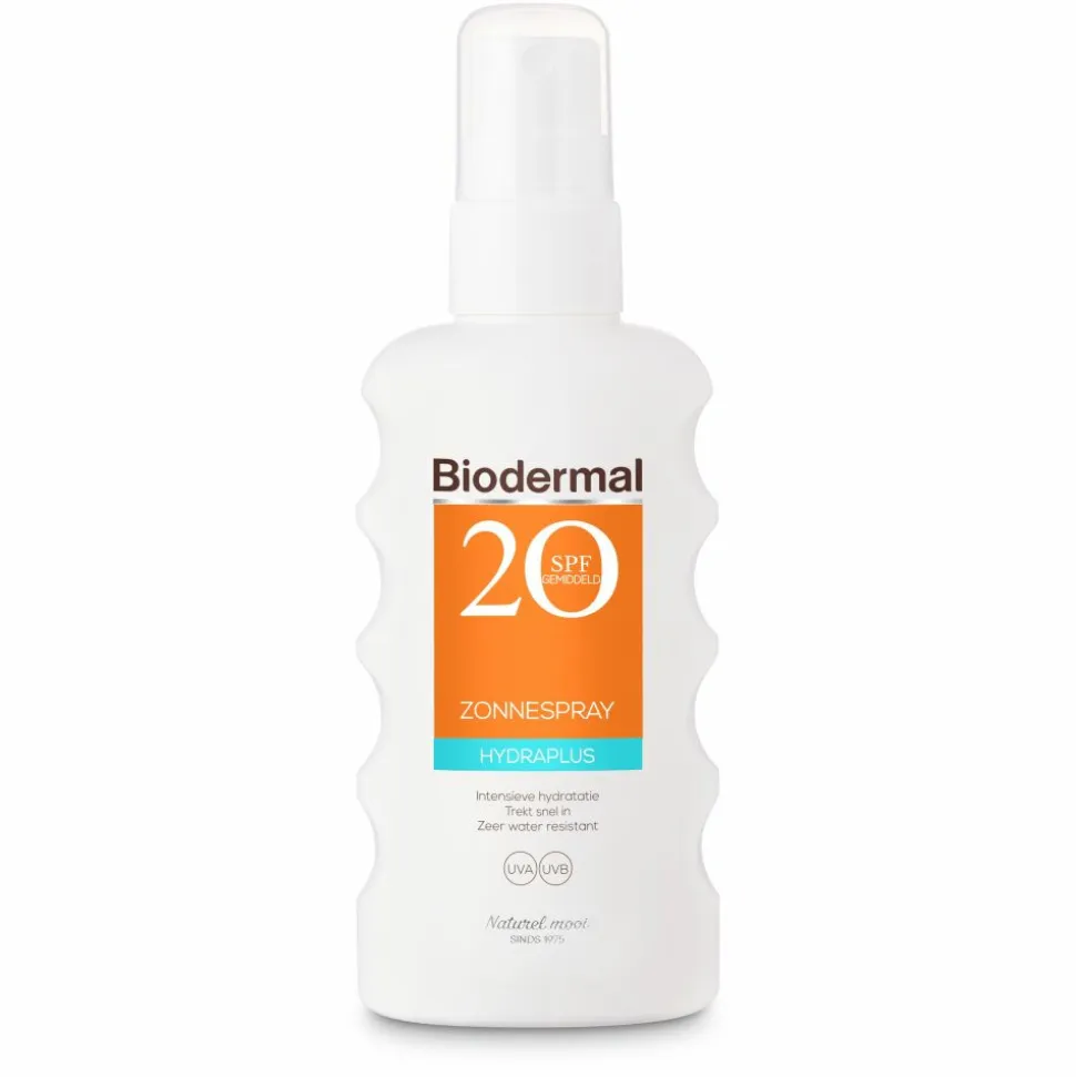 2x Biodermal Zonnespray Hydraplus SPF 20 175 ml