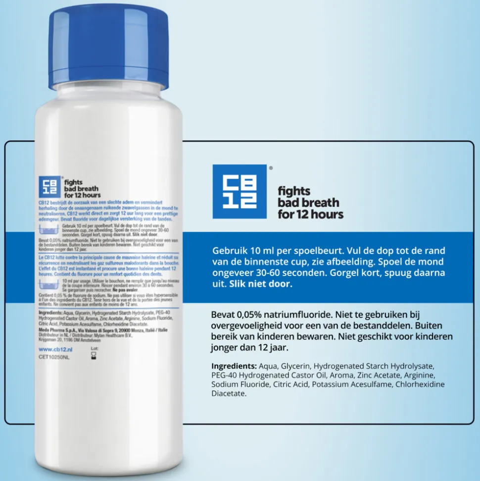 6x CB12 Mondwater Original 250 ml