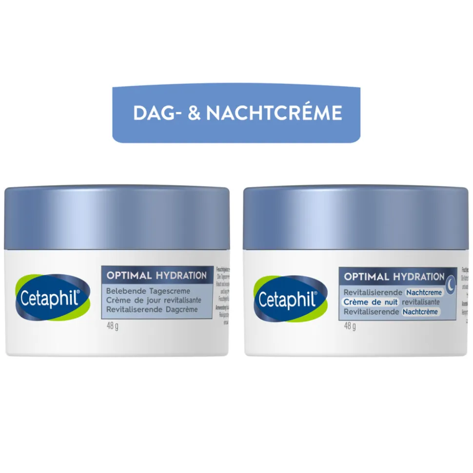 2x Cetaphil Optimal Hydration Healthy Glow Dagcrème 48 gr